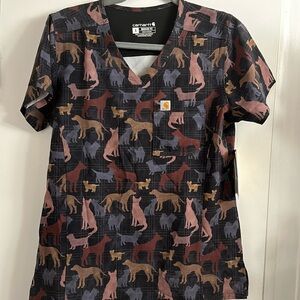 Carhartt dog scrub top small